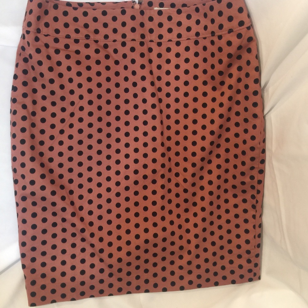 Loft Polka dot skirt size 8